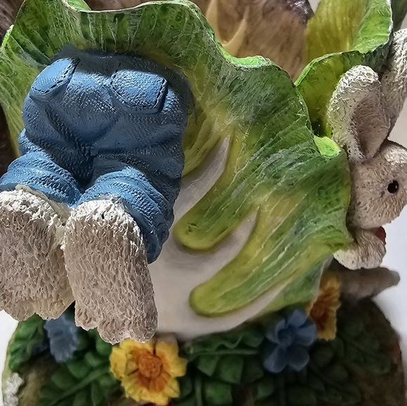 JAIMY Made in China Resin Rabbit Votive Leaf Candle Holder - Picture 5 of 12